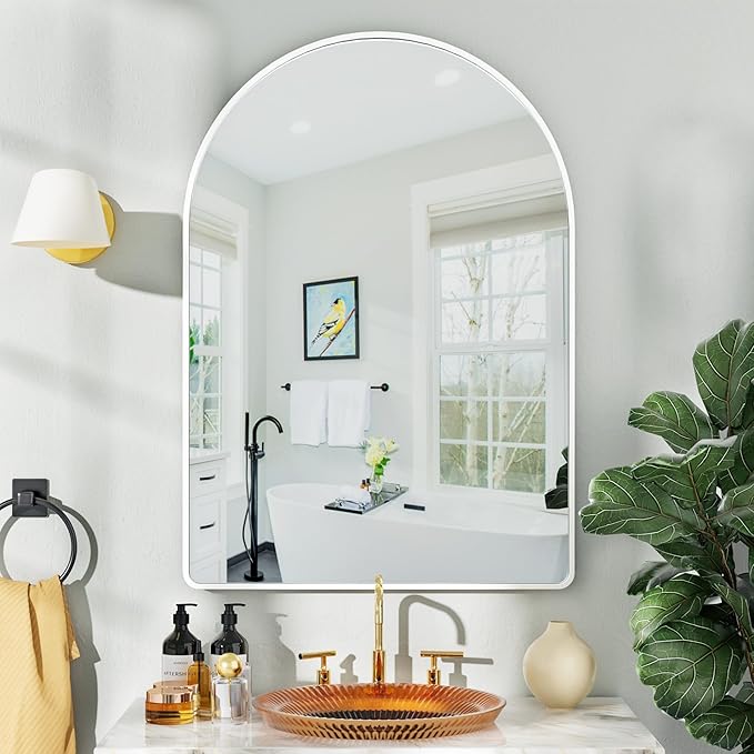 Suidia 24" x 36" Bathroom Mirror, Bathroom Vanity Mirror Metal Framed, - Image 2