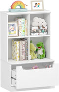 UTEX Kids Bookshelf and Toy Storage Organizer, Toddlers Bookcase by UTEX