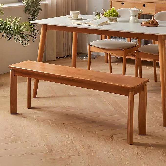 Dining Bench, Solid Wood Bench by Cttasty