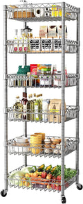 SINGAYE 6 Tier Shelf Adjustable Storage Shelves Rack Standing Units by SINGAYE