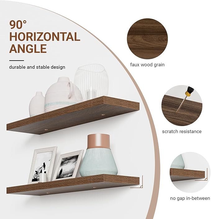 Heimlove 32 Inch Floating Shelves - Image 4