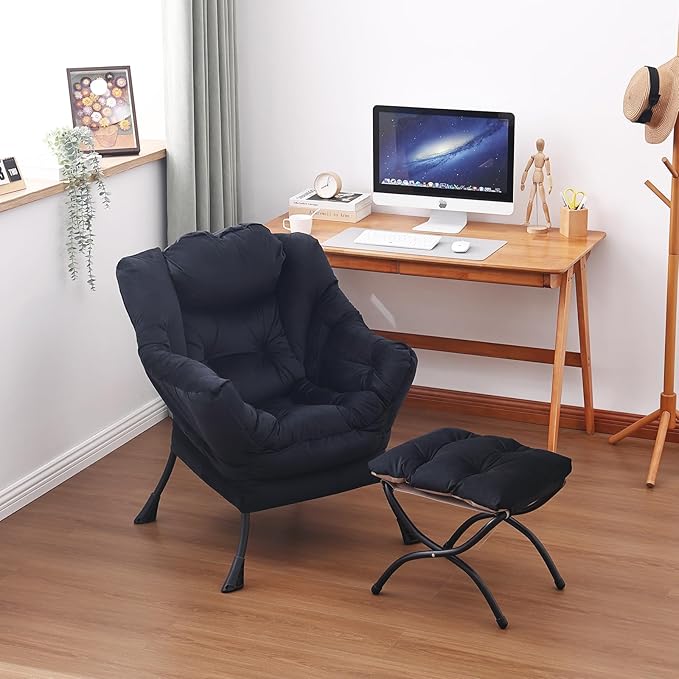 Lazy Chair and Ottoman, Large Accent Lounge Chair - Image 6