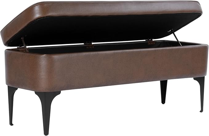 HomePop Upholstered Storage Bench - Image 9