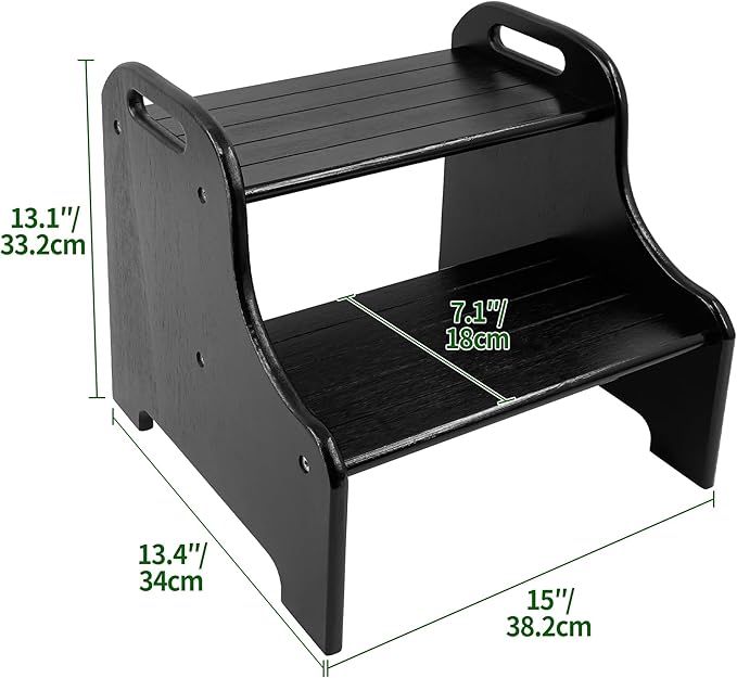 VaeFae Bamboo 2 Step Stool - Image 3