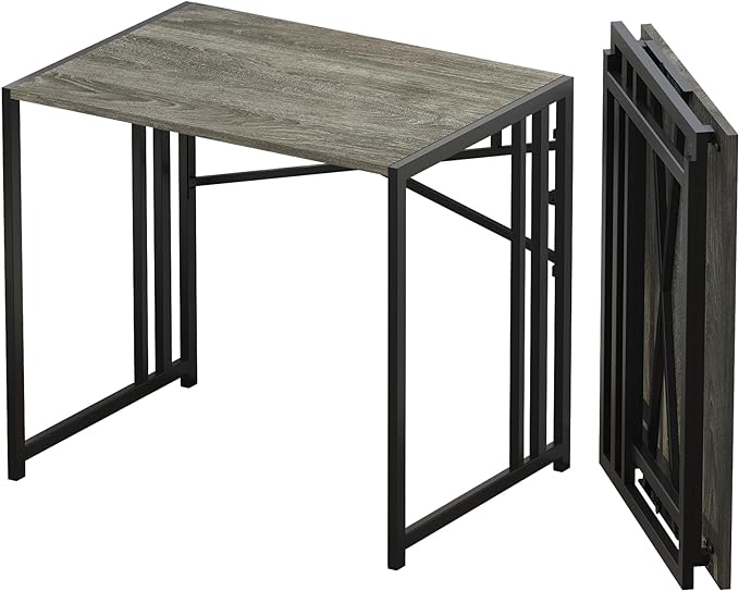 32 inch Small Folding Desk, Writing Gaming Computer Camping Desk by Lutown-TeenHome