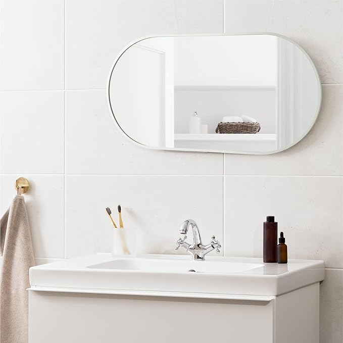 Navaris Oval Wall Mirror - Image 3