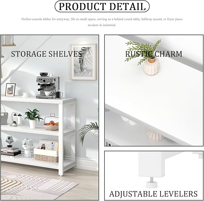 EXCEFUR Modern Entryway Table, Sofa Console Tables - Image 6
