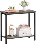 Hoctieon 2 Tier End Table, Sofa Side Table, Narrow Side Table by Hoctieon