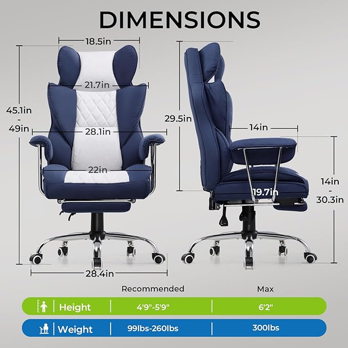 GTRACING Gaming Chair, Office Chair - Image 2