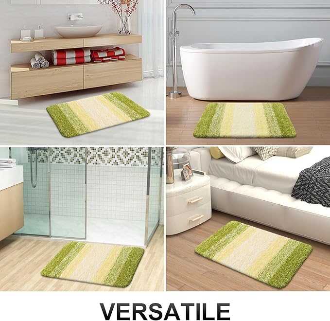 OLANLY Bathroom Rugs Mat 24x16, Extra Soft Absorbent Microfiber Bath Rugs - Image 7