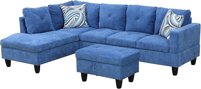 NicBex Sectional Couch 3 Pieces Sofa Set - Image 3