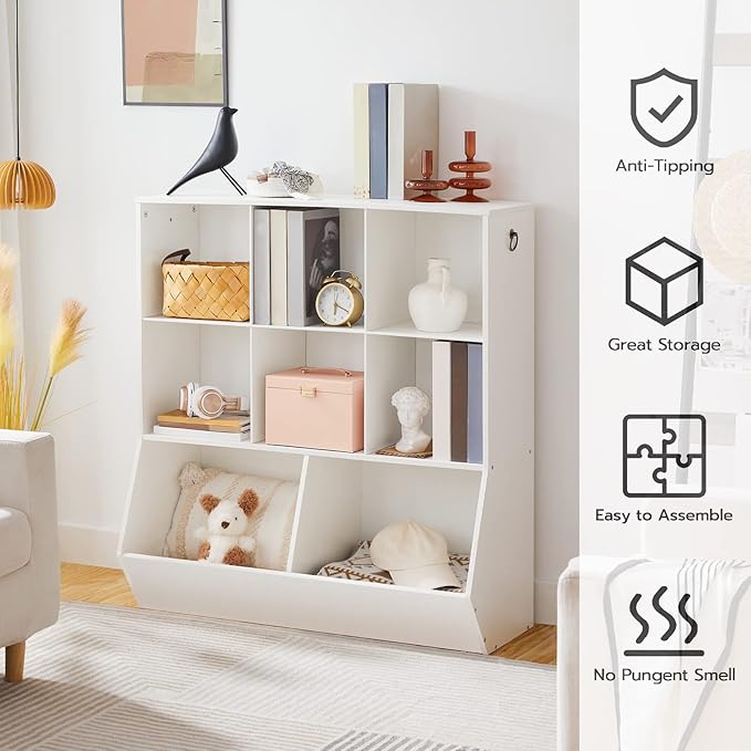 HOOBRO Kids Bookshelf, Toy Storage Organzier - Image 7
