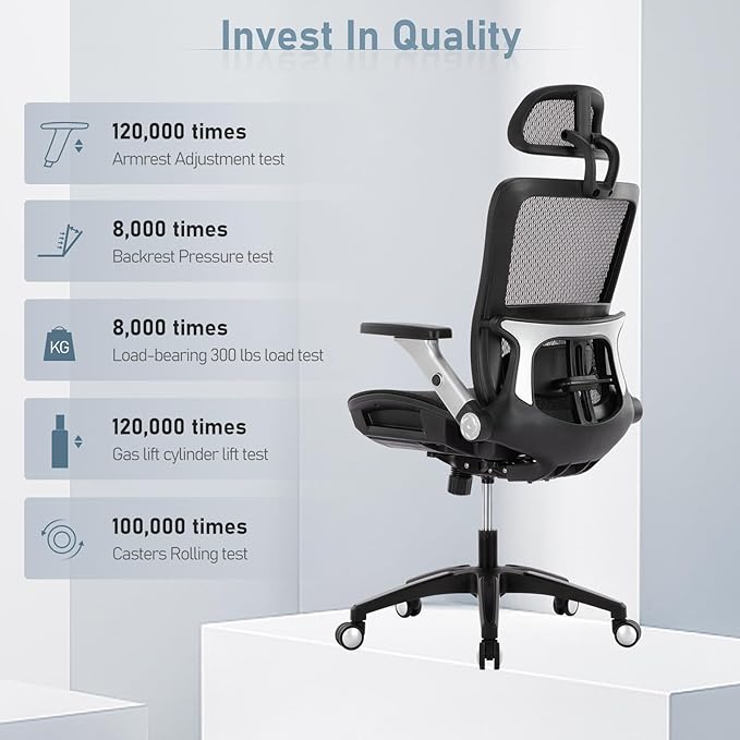 COLAMY Executive Mesh Office Chair - Image 4