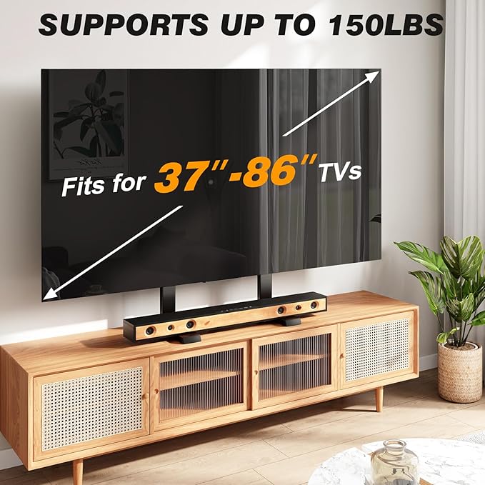 5Rcom Universal TV Stand, Large TV Legs - Image 8