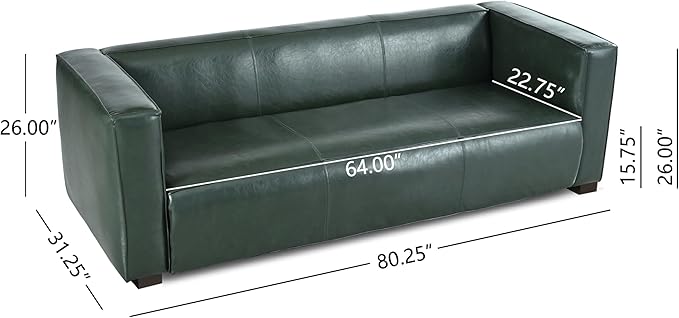 Merax Mid Century Modern 3 Seater Sofa - Image 2