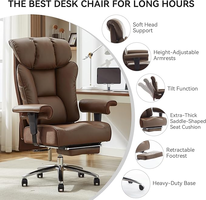 Big and Tall Ergonomic Office Chair 450LBS - Image 3
