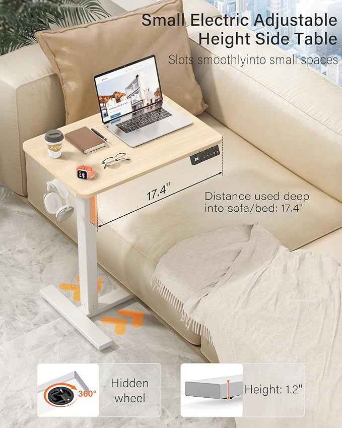 Mobile Standing Desk with Wheels - Image 3