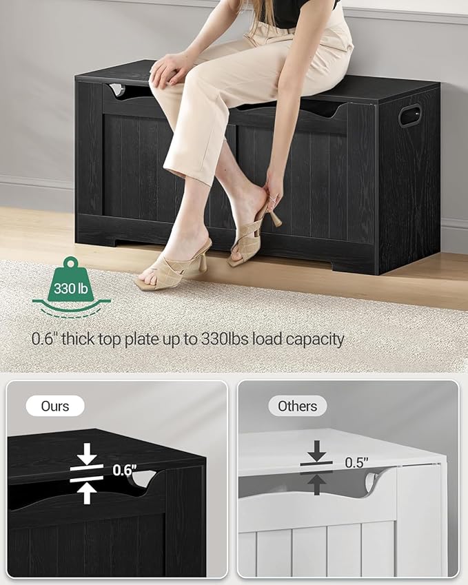 43.3" Storage Chest, Extra Large Storage Bench Trunk - Image 9