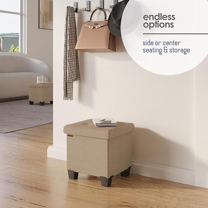 STORAGEBUD Storage Ottoman Cube - Image 6