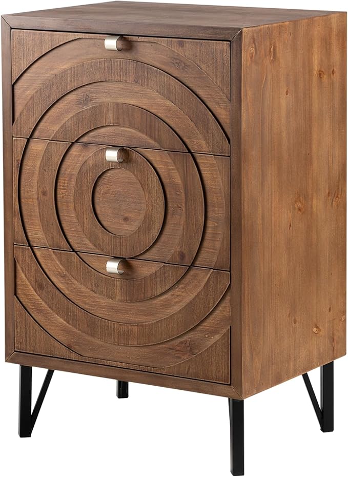 COSIEST Nightstand, Rustic End Table - Image 8