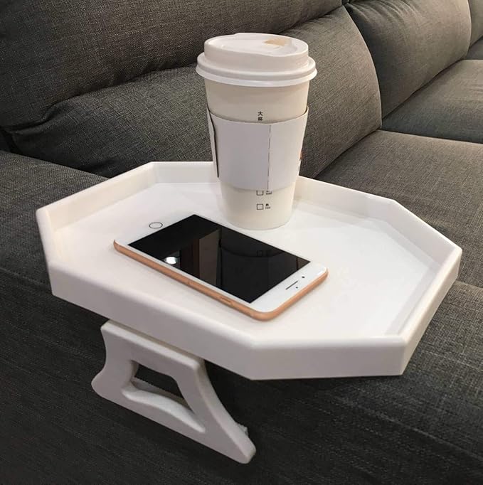 Sofa Armrest Clip Table – No-Slip Couch Tray by Pekokavo