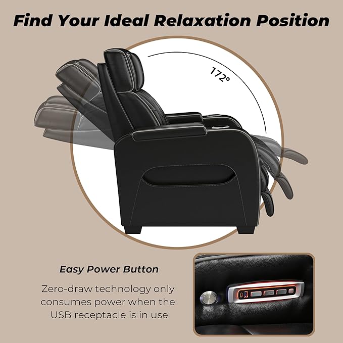 Signature Design by Ashley Boyington Contemporary Leather Match Power Reclining - Image 10