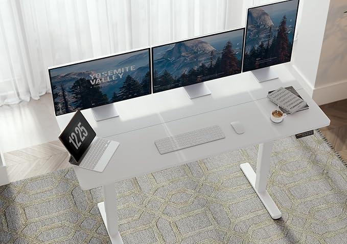 Seang Standing Desk with Adjustable Height, Electric Stand Up Desk 55x24 Inch - Image 2