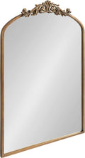 Kate and Laurel Arendahl Traditional Arch Mirror, 24 x 36, Antique Gold by KateandLaurel
