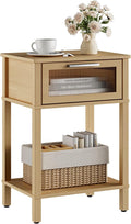 Nightstand Wooden Bedside Table by MMEOLUOOK
