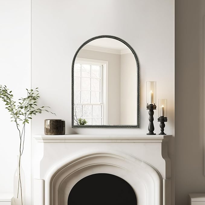 WallBeyond Black Vintage Mirror - Image 2