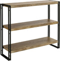 3 Tier Bookshelf Rustic Industrial Bookcase by FIVEGIVEN