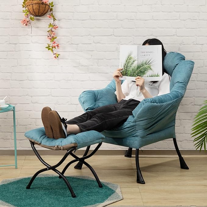 HollyHOME Fabric Lazy Chair - Image 2