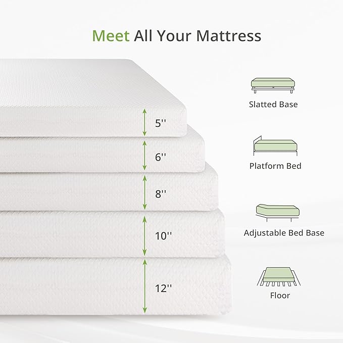 8 Inch Twin Mattress, Memory Foam Mattress - Image 9