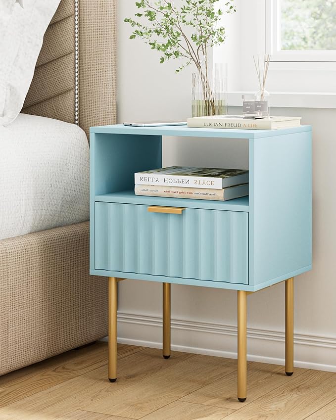 Nightstand, Modern Bedside Table by AEPOALUA