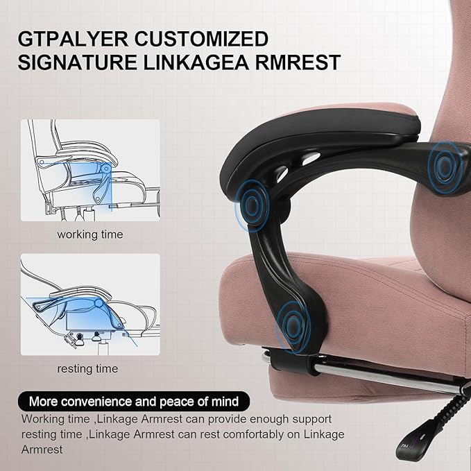 GTPLAYER Gaming Chair, Computer Office Chair - Image 5