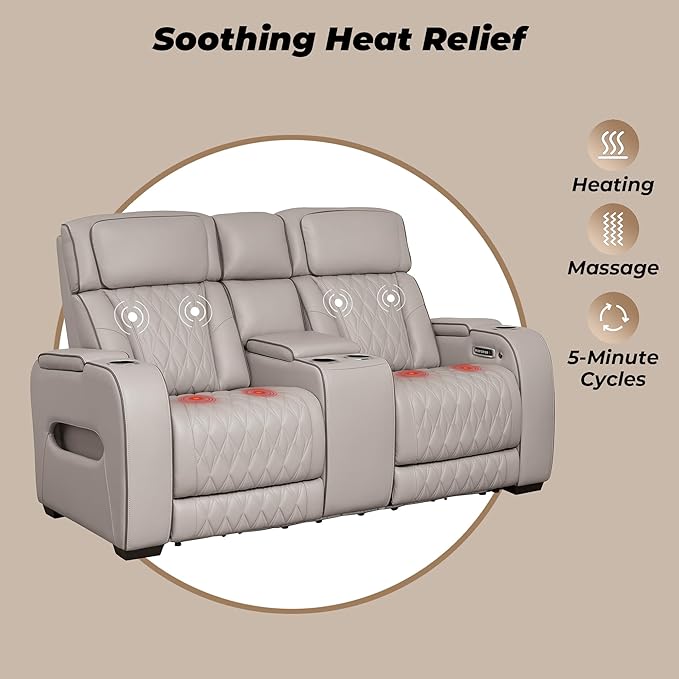 Signature Design by Ashley Boyington Contemporary Leather Match Power Reclining - Image 11
