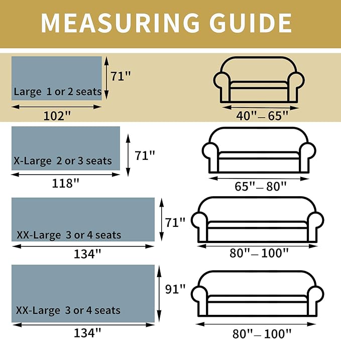 Non Slip Sofa Covers Couch Covers - Image 5