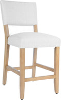 HomePop 24" Open Back Counter Stool Home Décor|Fabric Chairs by HomePop