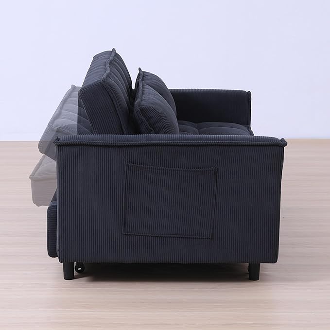 Ball & Cast Convertible Sleeper Sofa Bed, Convertible Pull Out Couch - Image 11