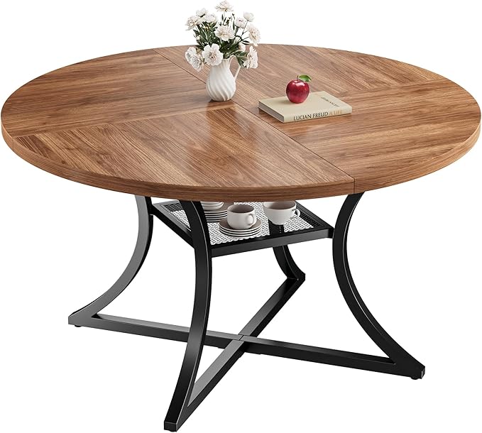 IRONCK 47.2" Round Dining Table - Image 8