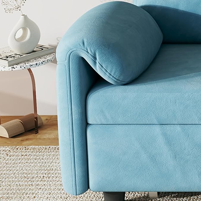 ERYE 3 in 1 Loveseat Sofa Convertible Sleeper Sofabed, Functional Recliner - Image 11