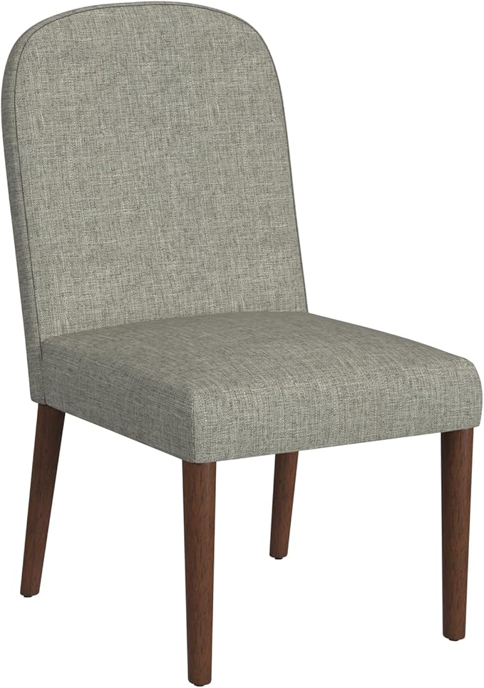 HomePop Rounded Back Upholstered Dining-Chair by HomePop