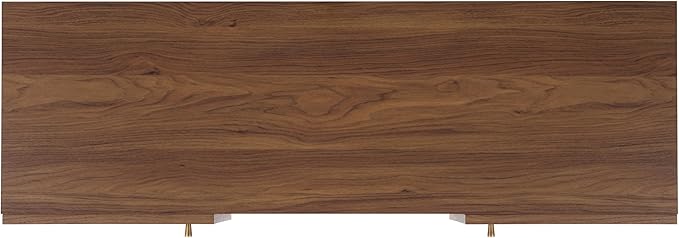 SAFAVIEH Ophelia TV Stand for up to 55" Flatscreen – Walnut, 2 Doors - Image 3