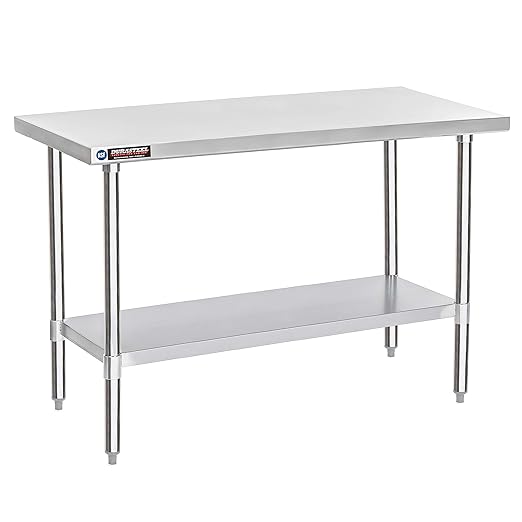 DuraSteel 30x60 Stainless Steel Work Table by DuraSteel