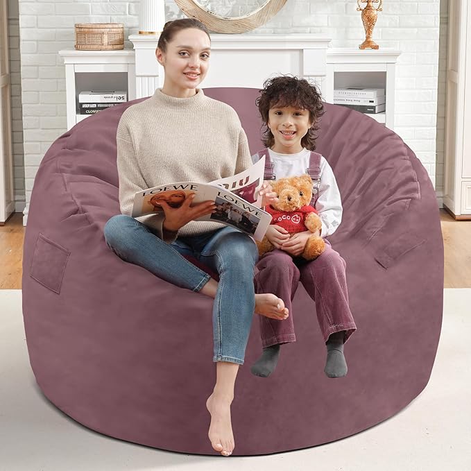 3FT Bean Bag Chair, Comfy Bean Bag Chairs - Image 2