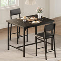 IDEALHOUSE Dining Table Set for 2 w/Counter Height Table & 2 Upholstered Bar by IDEALHOUSE