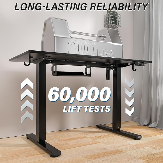 Kingant Standing Desk Height Adjustable Electric Stand Up Desks - Image 5
