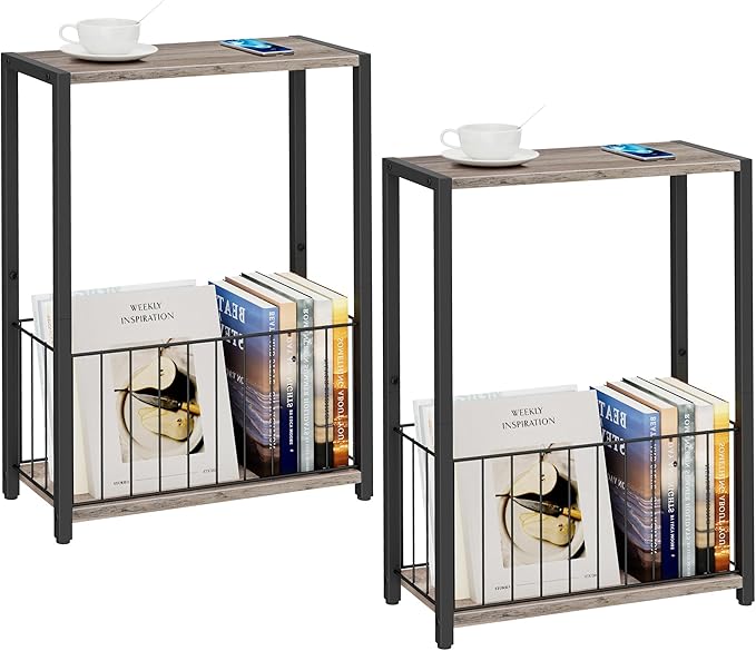 Narrow Side Tables Set of 2 - Image 9