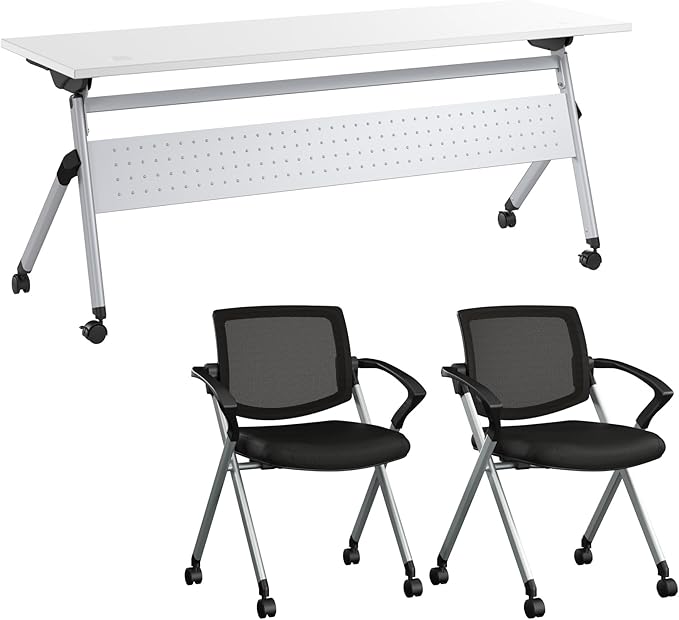 Bush Business Furniture Folding Training Table Set - Image 2