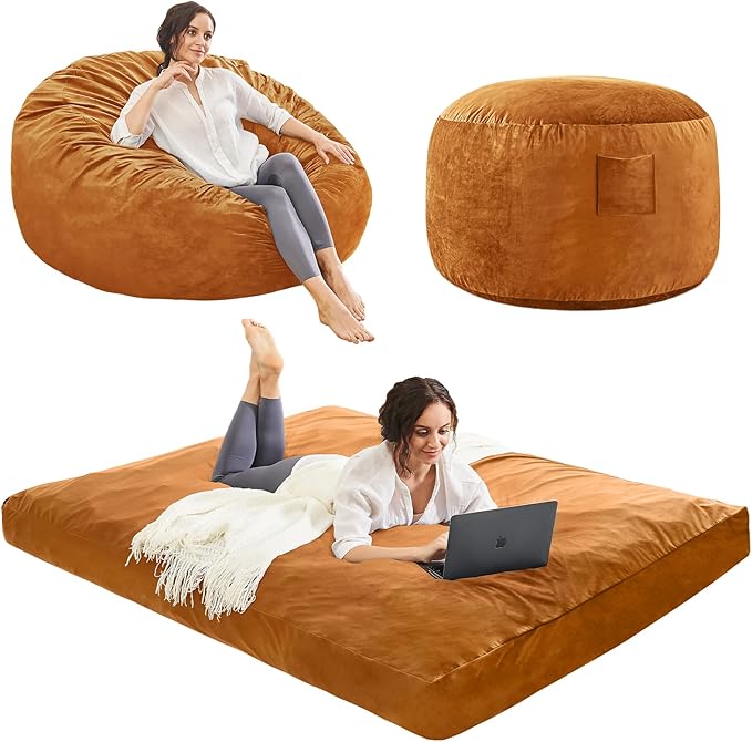 Bean Bag Chairs for Adults by ILPEOD